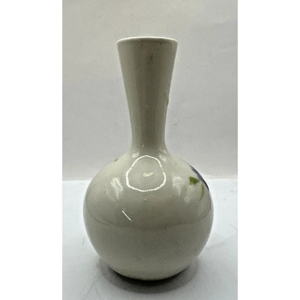 Stunning Zsolnay Hungary Porcelain Hand Painted Floral Flowers Vase numbered